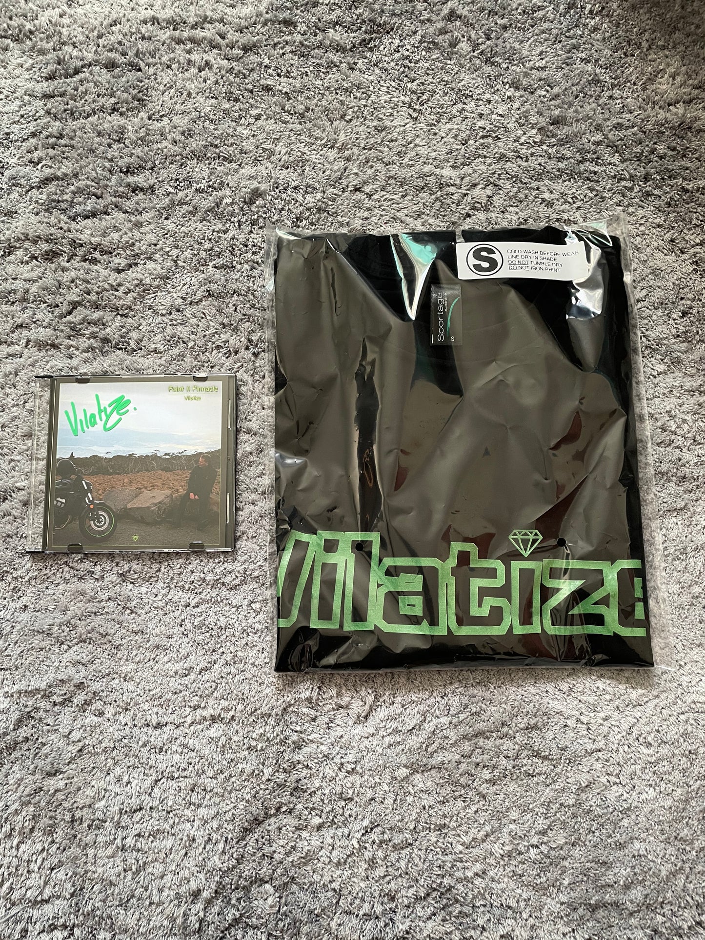 OG Vilatize Tee & Signed CD Bundle